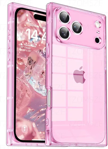 Miniatura 22 de Funda Tzomsze Compatible con iPhone Air Clear Funda, Protección de Cámara, Esquinas Reforzadas TPU Delgada Resistente a Golpes Funda Protectora