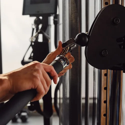 Miniatura 4 de CENTR Kit de accesorios para máquina de cables para gimnasios en casa y entrenadores funcionales - Accesorio de jalón dorsal LAT, cuerda de tríceps