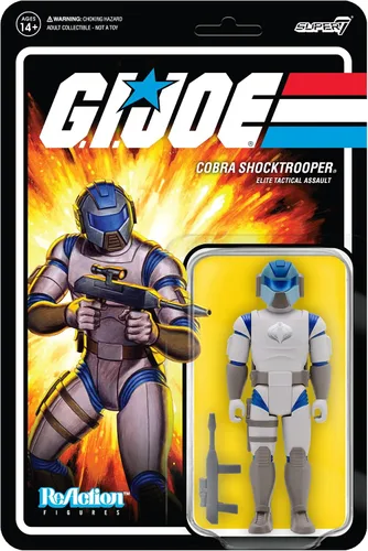 Miniatura 9 de Super7 G.I. Joe Bazooka (Arctic) - Figura de acción G.I. Joe de 3.75 pulgadas con accesorios, coleccionables clásicos de dibujos animados y juguetes