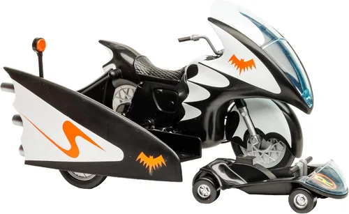 DC Retro 6IN - BATCYCLE con coche lateral