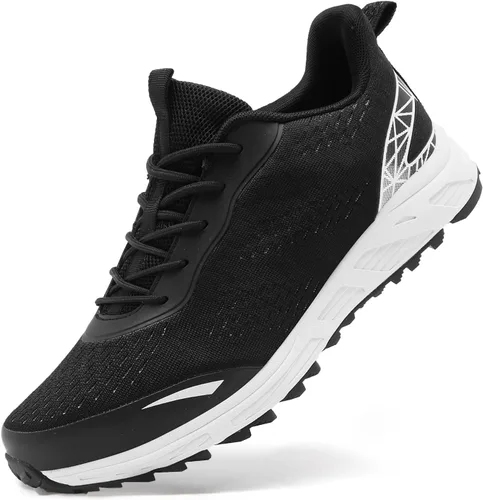 Zapatos de punta de acero para hombres y mujeres, zapatos de trabajo de seguridad antideslizantes a prueba de pinchazos, cómodos tenis