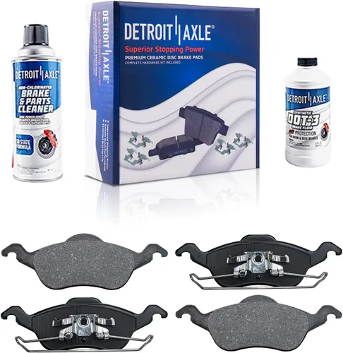 Miniatura 11 de Detroit Axle - Zapatas de freno traseras para Chrysler PT Cruiser 04-09, reemplazo de zapatas de freno semimetálicas 2004 2005 2006 2007 2008 2009