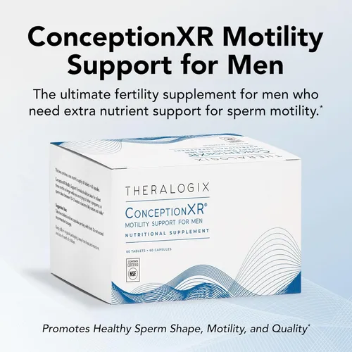 Miniatura 2 de Theralogix ConceptionXR Fórmula de Apoyo a la Motilidad - Vitaminas Preconcepcionales para Hombres para Apoyo a la Fertilidad - Suplementos