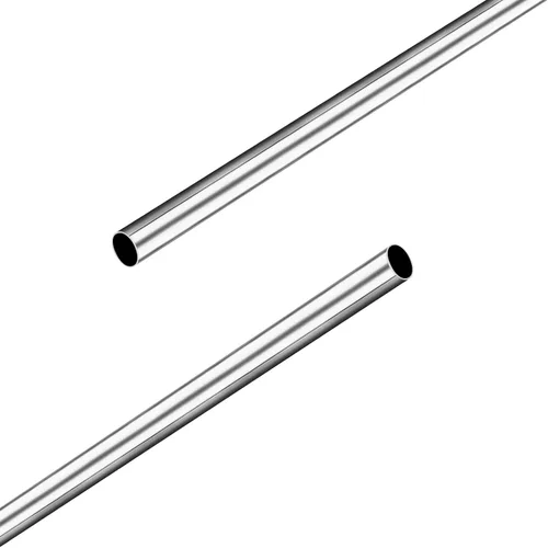 Miniatura 5 de 8 tubos de tubo capilar de acero inoxidable 304 de 0.079 in de diámetro exterior de 0.012 in, grosor de pared de 9.843 in de longitud, tubo soldable