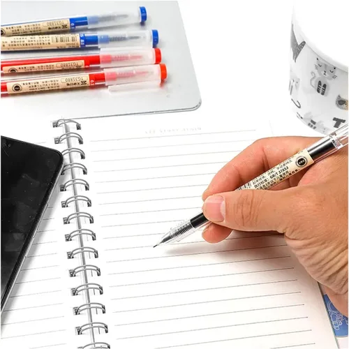 Miniatura 3 de Bolígrafos de tinta líquida BEMLP con punta rodante, bolígrafos de secado rápido con tinta de gel, bolígrafos de punta extrafina de 0,36 mm
