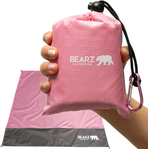 Miniatura 10 de Manta de bolsillo – Manta de playa impermeable a prueba de arena, manta de picnic impermeable, plegable, ligera y compacta para senderismo, camping