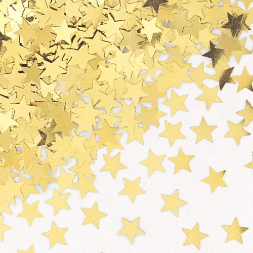 Miniatura 3 de Confeti de papel de aluminio dorado brillante – 0.5 oz (1 pieza), perfecto para cumpleaños, baby showers, vacaciones y más