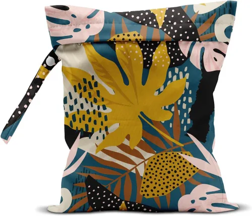 Miniatura 34 de Bolsa húmeda, bolsa húmeda y seca, bolsa húmeda para traje de baño, viajes, playa, piscina, ropa sucia, yoga, gimnasio, ropa, bolsa de maquillaje