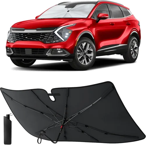 Miniatura 30 de 【2025 Actualizado】EcoNour Parasol Premium para Parabrisas de Coche Parasol Plegable para Parabrisas Delantero Visor Extendido Bloqueador de Sol