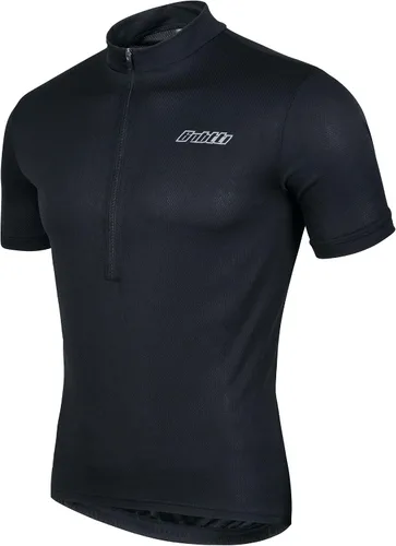 bpbtti - Camiseta de ciclismo de manga corta para hombre, camiseta de ciclismo MTB con media cremallera frontal y 3 bolsillos posteriores