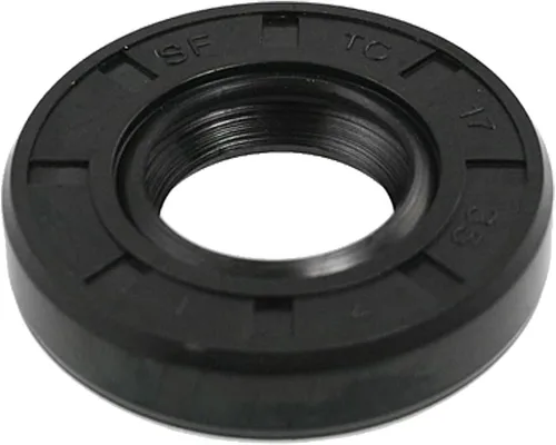 Miniatura 12 de uxcell Caucho doble de los labios del sello de aceite del eje rotatorio métrico 49.2x82.0x16.4 ft m TC, negro