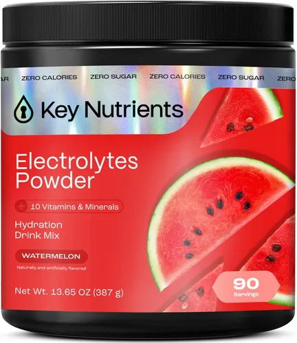 Miniatura 10 de KEY NUTRIENTS Tabletas de electrolitos, 200 cápsulas, sal para deshidratación, electrolitos en ayunas, píldoras de sal con electrolitos, sin azúcar