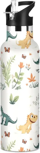 Miniatura 22 de Camouflage Gold Leakproof and BPA Free Reusable Water Bottle with Straw Lid Double-Wall Vacuum Insulation for Gym Sports 11
