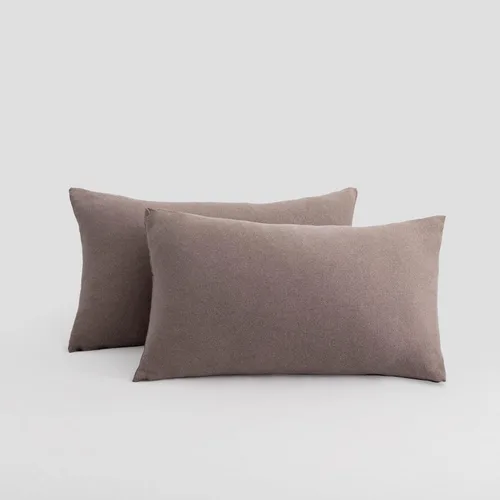 Miniatura 41 de Juego de 2 fundas de almohada pequeñas de punto Jersey Knit para viajes o niños pequeños de 12 x 16 pulgadas, 13 x 18 o 14 x 20 pulgadas, sobre