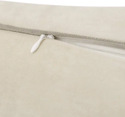 Miniatura 3 de KINGROSE Soft Home - Funda de almohada decorativa de terciopelo de lujo para cama, sala de estar, 14 x 24 pulgadas, color beige