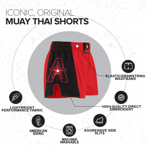Miniatura 36 de Anthem Athletics Pantalones cortos de Muay Thai para hombre, pantalones cortos de Muay Thai para mujer - Kickboxing Short Boxing Trunks 5050 Classic