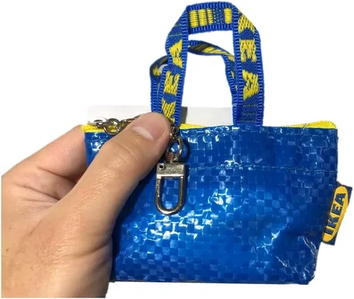 Miniatura 4 de KNOLIG - Bolsa para llaves y monedas (3 unidades), color azul