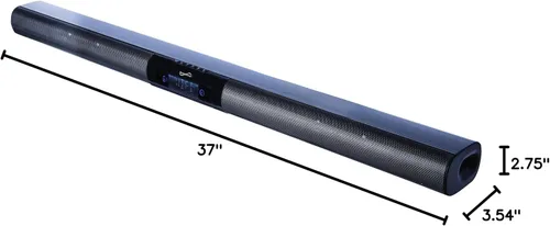Miniatura 6 de Supersonic SC-1419SBA Sistema de barra de sonido Bluetooth óptica de 37 pulgadas con Alexa, conexión de altavoz multihabitación, línea RCA, entrada