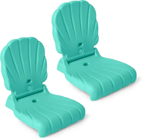 Miniatura 19 de Step2 Flip Seat - Asiento plegable, silla portátil para exteriores, piscina, plataformas traseras, campamento, silla de picnic; proporciona apoyo