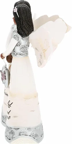 Miniatura 2 de Pabellón - Amigo Maravilloso - Figura de ángel doble de ébano de 5.5" Religioso Mejor Amigo Mejor Amiga Mejor Amiga de la Mejor Amiga Dios Jesús