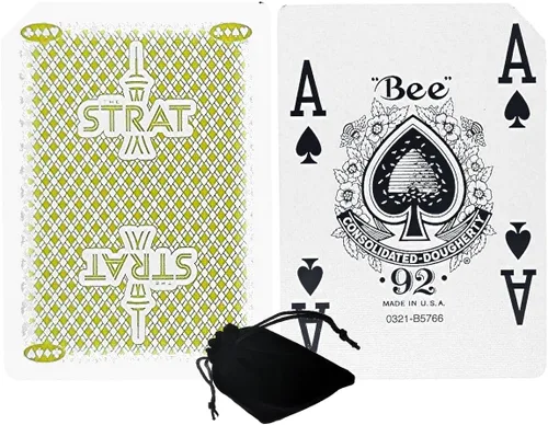 Miniatura 27 de Cyber-Deals Authentic Las Vegas Casino Table-Played Playing Cards – 52 Cards Each, No Jokers – Variety of Casinos & Colors Aliante - White/Blue