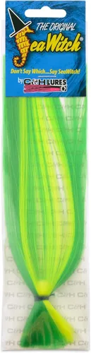 Miniatura 74 de C&H Lures Señuelos de Pesca Sea Witch - Originales Desde 1959, Faldas de Nylon Revelan Cabeza con Peso, 15 Colores, 8 Pesos de Cabeza, Señuelo