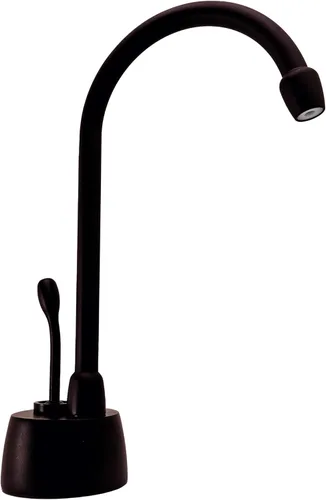 Westbrass D271-NL-12 Velosah Grifo dispensador de agua caliente de 9 pulgadas con 1 manija (el tanque se vende por separado), bronce aceitado
