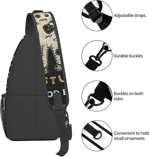 Miniatura 5 de RIMENCH Bolso bandolera multiusos, bolsos cruzados informales, mochila premium para el hombro en el pecho, color 980, Bandolera