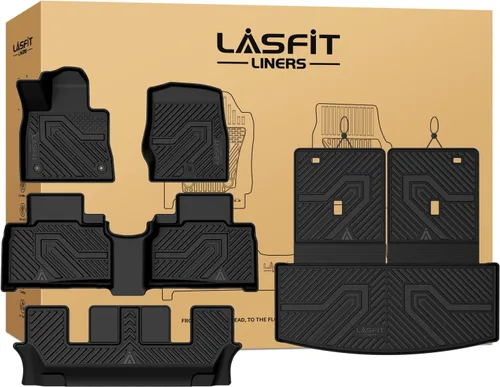 Miniatura 13 de LASFIT Alfombrillas delanteras para Ford F-150 2015-2026 F150 Lightning 2022-2025 SuperCrew & Super Cab Alfombra para todo tipo de clima, tapetes
