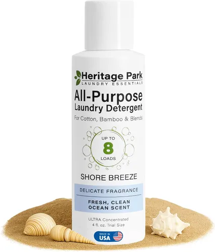 Miniatura 12 de Heritage Park - Detergente de lujo para ropa Detergente para ropa natural y enzimático probado por dermatólogos, a base de plantas, respetuoso