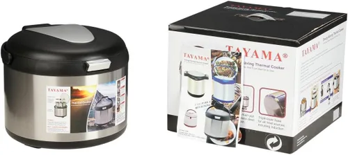 Miniatura 8 de Tayama TXM-50CF olla térmica, ahorra energía, 5 l, color negro.