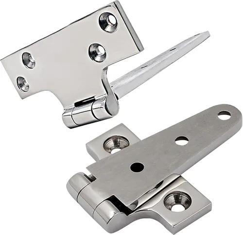 Miniatura 2 de Bisagras en T de Acero Inoxidable 316 de Grado Marino de 4 Pulgadas x 2 Pulgadas Bisagra Pesada para Escotilla de Barco (100 mm x 54 mm) Paquete
