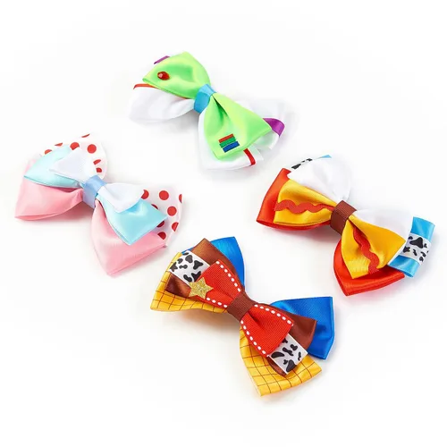 Miniatura 6 de Pinzas para el pelo de 4 pulgadas para niñas pequeñas, 4 piezas, juguete de dibujos animados, accesorios para el cabello, decoraciones de fiesta