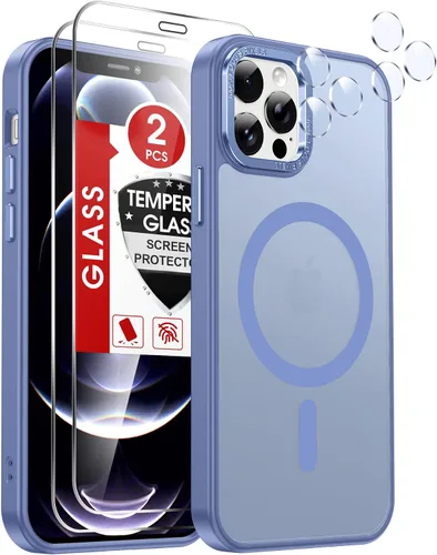 Miniatura 64 de LeYi Funda para iPhone XR: con protector de pantalla X2 + 2 funda para cámara [compatible con MagSafe] Funda protectora magnética i iphoneXR