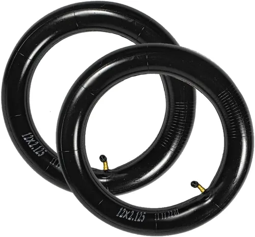 Miniatura 10 de HQRP Tubo interior de neumático de 12.5 x 2.25 pulgadas con válvula en ángulo para bicicletas de bolsillo, scooters de gas, scooters eléctricos
