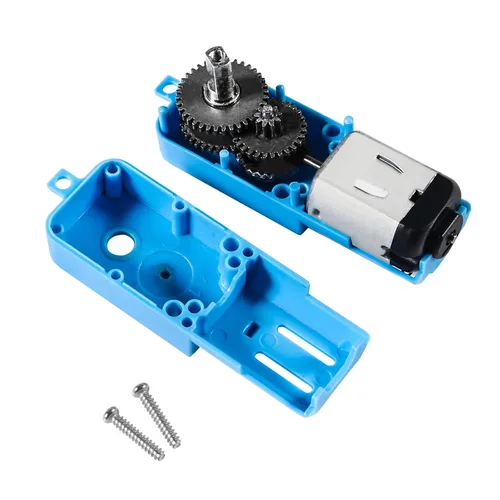 Miniatura 4 de 6PCS TT Gear Motor 1: 90 Mini DC 6V Gear TT Motor con engranajes de metal para robot Smart Car DIY RC Juguetes Motor eléctrico Caja de cambios Azul
