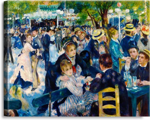 Miniatura 75 de A&T ARTWORK Campo de trigo con cipreses de Van Gogh Las reproducciones de arte clásico mundial, impresiones en lienzo giclée para decoración