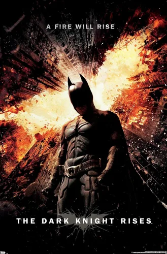 DC Comics Movie The Dark Knight Rises - Póster de pared de una hoja, 34 pulgadas de largo x 22.4 pulgadas de ancho, versión premium sin marco