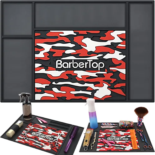 Miniatura 12 de Alfombrillas magnéticas de peluquería, antideslizante y flexible para tijeras, tapete de salón de belleza, herramientas de silicona resistente al