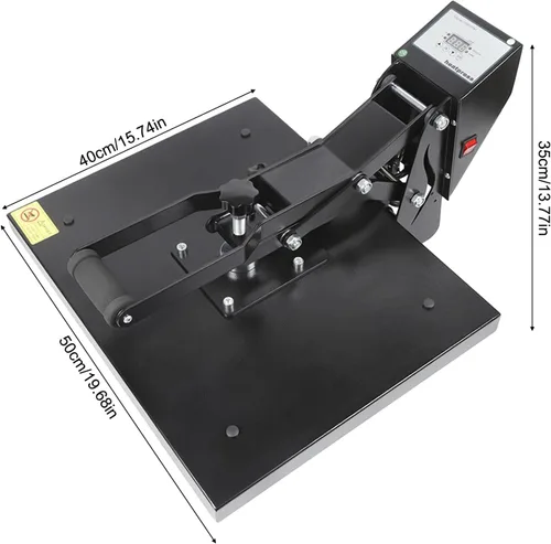 Miniatura 7 de Prensa de calor, máquina de prensa de calor de 16 x 20 pulgadas, máquina de transferencia de prensa de calor por sublimación de camisetas, máquina