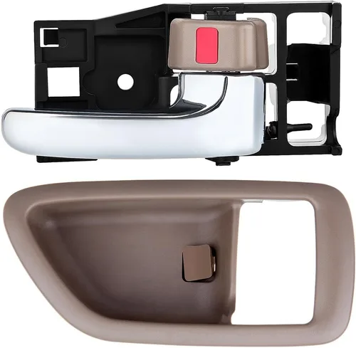 LUJUNTEC Manijas interiores de puerta de repuesto para Toyota Avalon Beige (2 unidades)