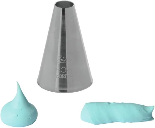Miniatura 3 de Ateco Tubo de pastelería liso para decoración de pasteles de acero inoxidable 805, blanco, #5