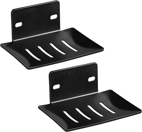 Jabonera montada en la pared, jabonera de baño para ducha, acero inoxidable 304 montado en la pared, soporte para jabón para baño y cocina, color