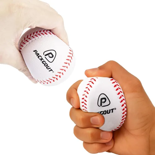 Miniatura 2 de PACKGOUT Soft Foam Baseballs for Kids & Teenagers - Practice & Replacement Balls Blanco