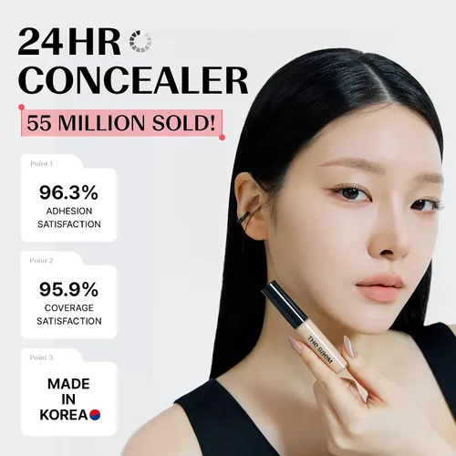 Miniatura 2 de THESAEM Cover Perfection Tip Corrector de 0.2 onzas líquidas – Corrector de sombra de contorno beige para profundidad natural – Alta cobertura