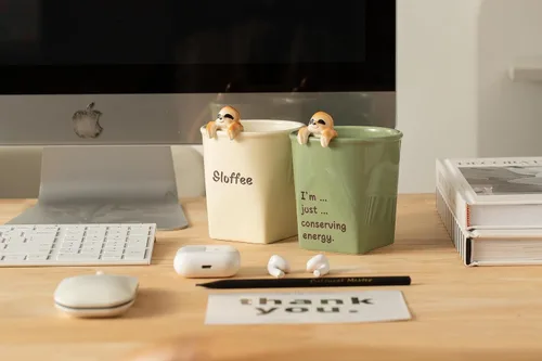 Miniatura 8 de DIHOclub Taza de cerámica divertida con perezoso 3D para mujeres y hombres, taza de café con diseño de perezoso para regalar a los mejores amigos