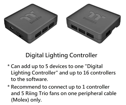 Miniatura 5 de Thermaltake Floe DX 9.449 in, LED de doble anillo, 16.8 millones de colores habilitado para software (TT RGB Plus/Alexa/Razer Chroma), AMD