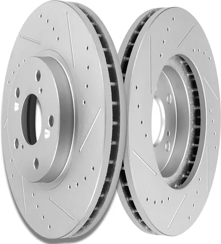 Miniatura 48 de SCITOO Rotores de freno traseros, 2 kits de frenos para Acura Integra 1990-2001, Honda Civic 1992-1995 1999-2000, para Civic del Sol 1993-1997, CRX