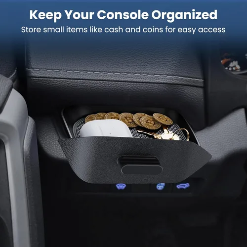 Miniatura 2 de DIAMOOKY Organizador de consola central mejorado compatible con Toyota RAV4 2025 2024 2023 2022 2022 2021 2020 2019, accesorios interiores, caja