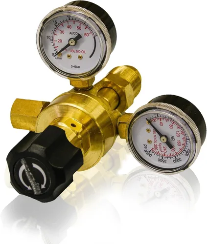 Miniatura 4 de LOTOS Medidor de flujo de CO2 de argón, soldador, regulador de soldador, regulador de gas para soldador de gas